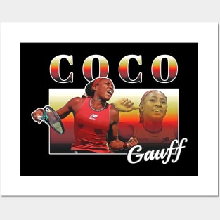 Retro Coco Gauff Posters and Art